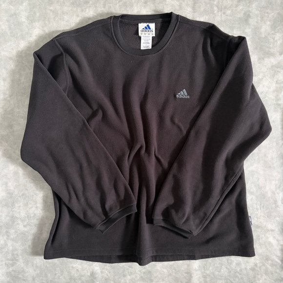 adidas Other - Adidas vintage black fleece crewneck